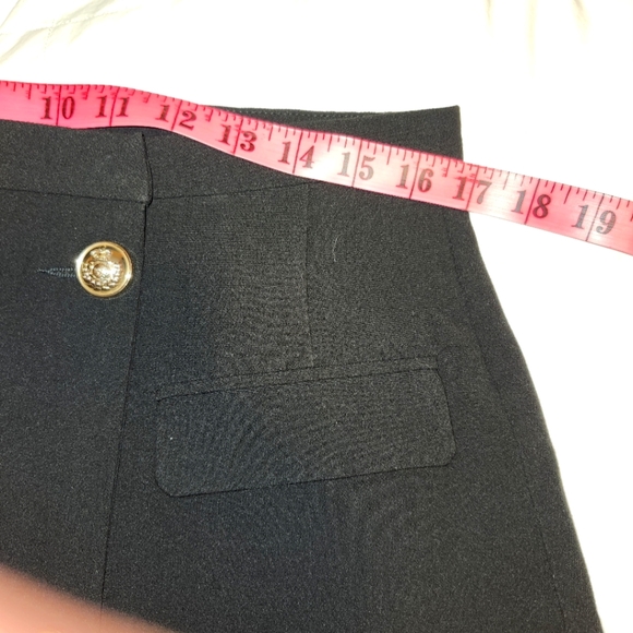 Dynamite gold button miniskirt in size Large - Picture 7 of 11